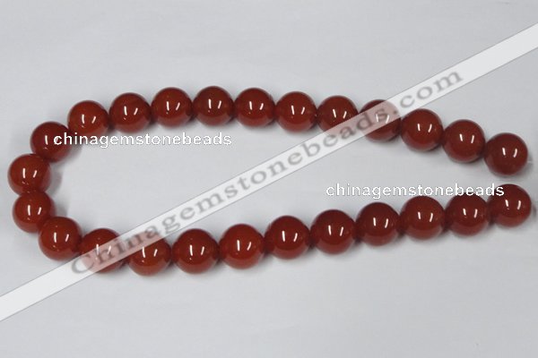 CAG7858 15.5 inches 20mm round red agate beads wholesale