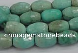 CAG7883 15.5 inches 12*16mm faceted rice grass agate beads