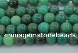 CAG7904 15.5 inches 6mm round grass agate beads wholesale