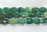 CAG7929 15.5 inches 22*30mm - 25*25mm faceted octagonal grass agate beads