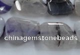 CAG8500 15.5 inches 15*20mm - 18*25mm freeform dragon veins agate beads