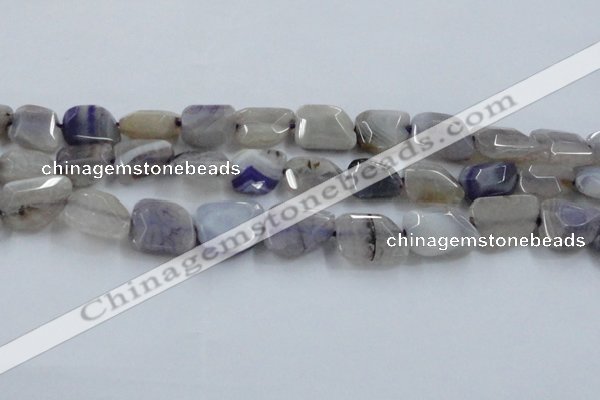 CAG8500 15.5 inches 15*20mm - 18*25mm freeform dragon veins agate beads