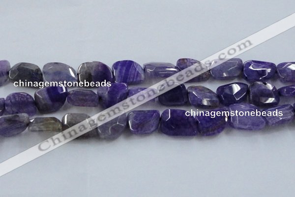 CAG8501 15.5 inches 15*20mm - 18*25mm freeform dragon veins agate beads