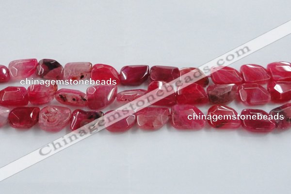 CAG8502 15.5 inches 15*20mm - 18*25mm freeform dragon veins agate beads