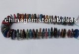 CAG8565 6*22mm - 10*26mm tyre dragon veins agate beads wholesale