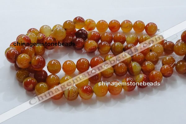 CAG863 15.5 inches 16mm round agate gemstone beads