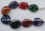 CAG8647 15.5 inches 35*40mm - 40*45mm freeform dragon veins agate beads