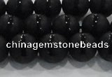 CAG8676 15.5 inches 8mm round matte tibetan agate gemstone beads