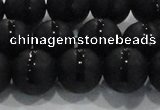 CAG8677 15.5 inches 10mm round matte tibetan agate gemstone beads