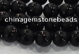 CAG8680 15.5 inches 6mm round matte tibetan agate gemstone beads