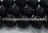 CAG8682 15.5 inches 10mm round matte tibetan agate gemstone beads