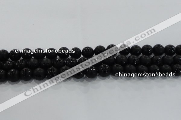 CAG8686 15.5 inches 8mm round matte tibetan agate gemstone beads