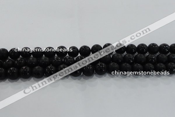 CAG8686 15.5 inches 8mm round matte tibetan agate gemstone beads