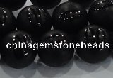 CAG8688 15.5 inches 12mm round matte tibetan agate gemstone beads