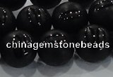 CAG8740 15.5 inches 16mm round matte tibetan agate gemstone beads