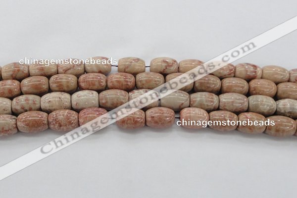 CAG8765 15.5 inches 13*18mm rice chrysanthemum agate beads