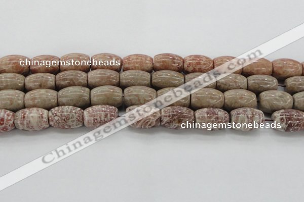 CAG8766 15.5 inches 15*20mm rice chrysanthemum agate beads