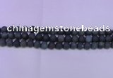 CAG8880 15.5 inches 4mm round matte moss agate beads