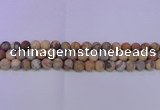 CAG8891 15.5 inches 6mm round matte crazy lace agate beads