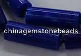 CAG9090 15.5 inches 12*46mm - 13*48mm tube dragon veins agate beads