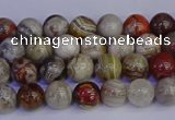 CAG9110 15.5 inches 4mm round Mexican crazy lace agate beads