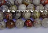 CAG9111 15.5 inches 6mm round Mexican crazy lace agate beads