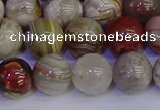 CAG9114 15.5 inches 12mm round Mexican crazy lace agate beads