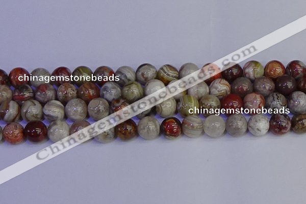 CAG9115 15.5 inches 14mm round Mexican crazy lace agate beads