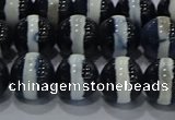 CAG9134 15.5 inches 10mm round tibetan agate beads wholesale