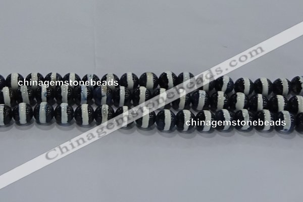 CAG9134 15.5 inches 10mm round tibetan agate beads wholesale