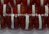 CAG9143 15.5 inches 12mm round tibetan agate beads wholesale