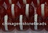 CAG9144 15.5 inches 14mm round tibetan agate beads wholesale