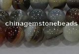 CAG9150 15.5 inches 10mm round line agate beads wholesale