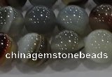 CAG9152 15.5 inches 14mm round line agate beads wholesale