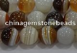 CAG9157 15.5 inches 10mm round line agate beads wholesale