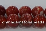 CAG9179 15.5 inches 10mm round line agate beads wholesale