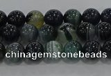 CAG9185 15.5 inches 6mm round line agate beads wholesale