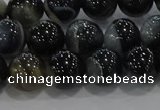 CAG9187 15.5 inches 10mm round line agate beads wholesale