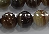 CAG9206 15.5 inches 14mm round line agate gemstone beads