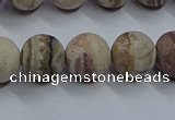 CAG9293 15.5 inches 10mm round matte Mexican crazy lace agate beads