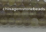 CAG9343 15.5 inches 6mm round matte grey agate beads wholesale