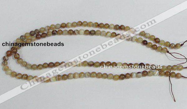 CAG936 16 inches 6mm round madagascar agate gemstone beads