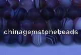 CAG9371 15.5 inches 6mm round matte botswana agate beads