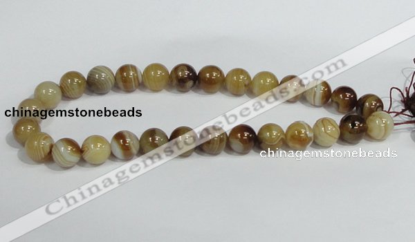 CAG940 16 inches 14mm round madagascar agate gemstone beads