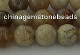 CAG9403 15.5 inches 10mm round ocean fossil agate beads wholesale