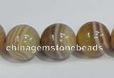 CAG941 16 inches 16mm round madagascar agate gemstone beads