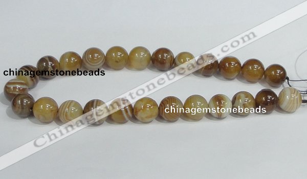 CAG941 16 inches 16mm round madagascar agate gemstone beads