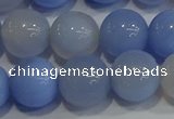 CAG9448 15.5 inches 10mm round blue agate beads wholesale