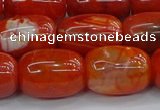 CAG9544 15.5 inches 13*18mm drum dragon veins agate beads