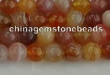 CAG9561 15.5 inches 6mm round red botswana agate gemstone beads